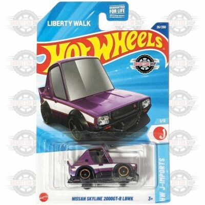 Nissan Skylines 2000GT-R LBWK - Tooned morado